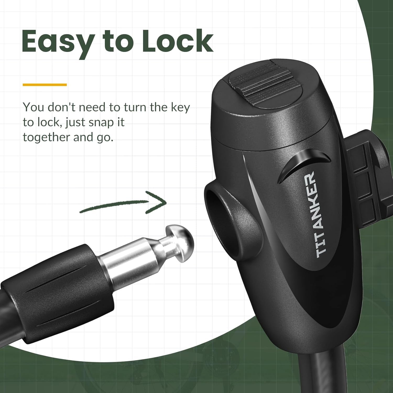 Bike Lock, 1/2 Inch Thick Bike Lock Cable Coiled Secure Bicycle Lock with Keys Scooter Lock Bike Locks Heavy Duty anti Theft Bike Cable Lock with Mounting Bracket (4Feet, 6 Feet)
