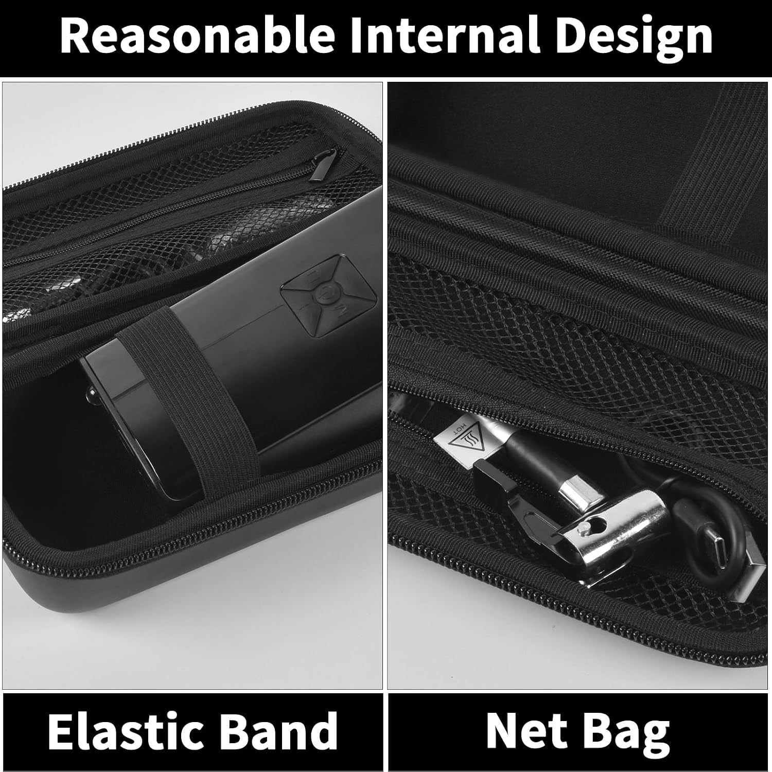 Portable Tire Inflator Case for Car, Bike and Motorcycle Pumps, Case Only