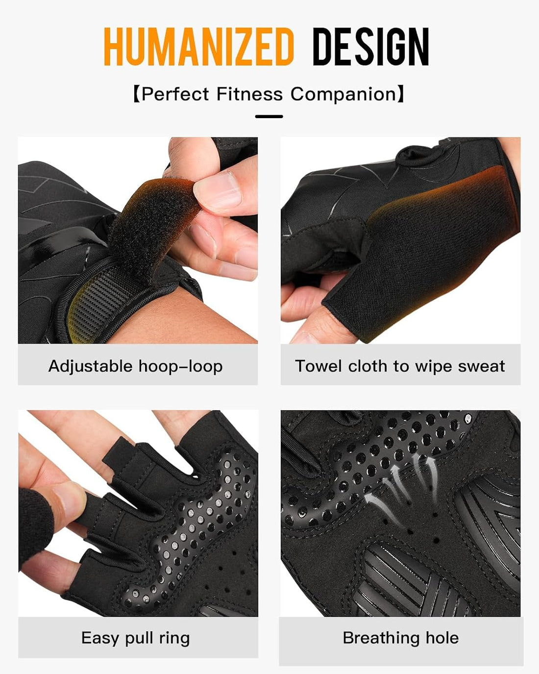 Cycling Gloves, Bike Gloves for Men Women, Bicycle Glove for Cycling, Workout, Gym, Training, Weight Lifting Outdoor, Mountain Bike, and Riding