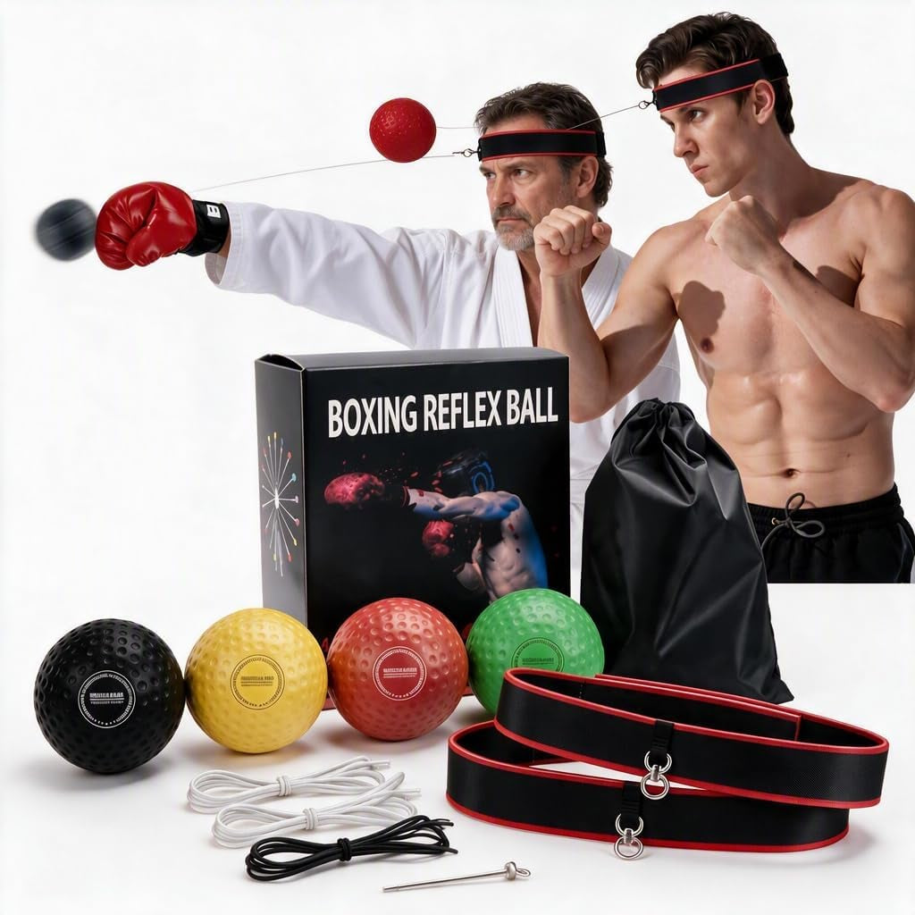 Boxing Reflex Ball with 2 Adjustable Headbands