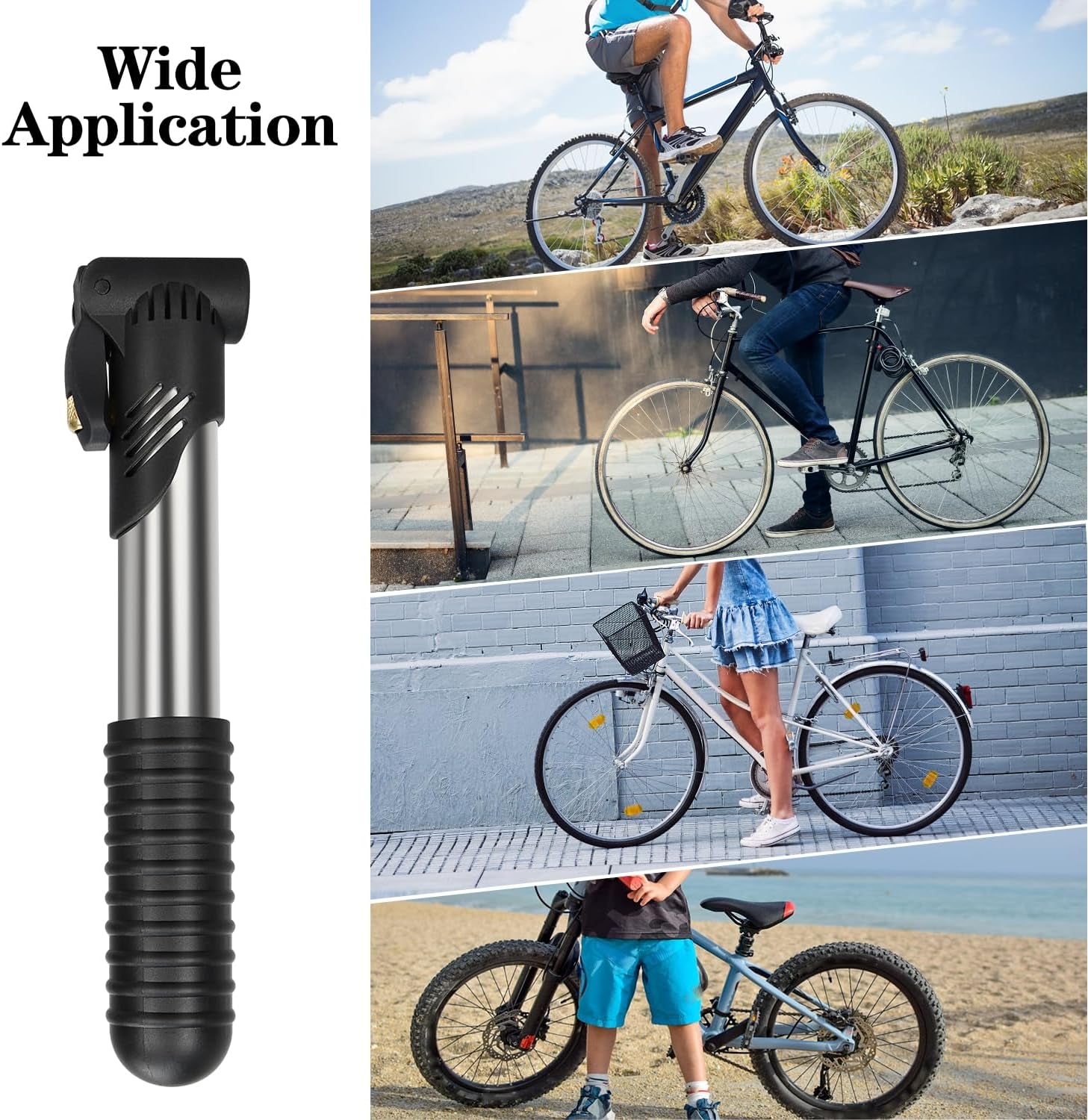 Bike Repair Kit, Bike Tire Repair Tool Kit, Including Bike Tire Pump, 16-In-1 Bike Multitool, Bicycle Tire Repair Accessories, Used for Mountain Bike and Road Bike