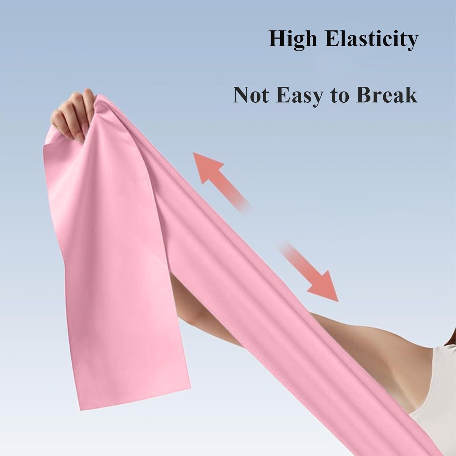 1 Psc Resistance Bands for Women & Men, Strength Training, Yoga & Home Workouts, Latex-Free Elastic Exercise Bands