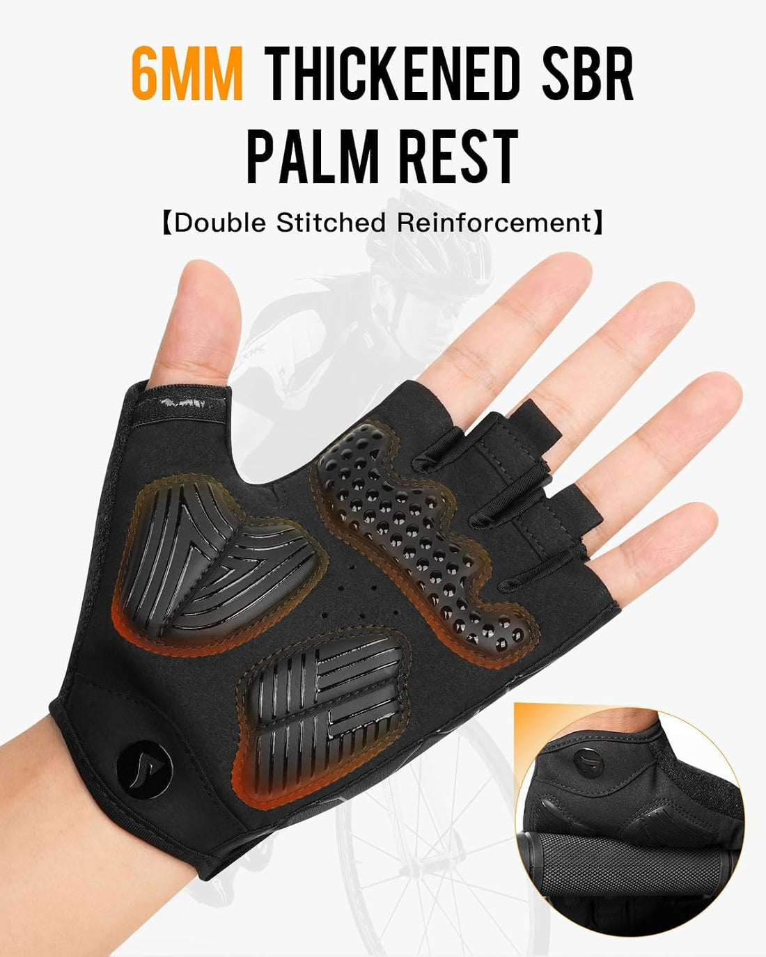 Cycling Gloves, Bike Gloves for Men Women, Bicycle Glove for Cycling, Workout, Gym, Training, Weight Lifting Outdoor, Mountain Bike, and Riding