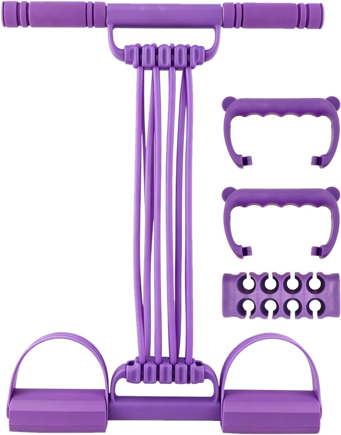 3-In-1 Pedal Resistance Band, Foot Pedal Exercise Band with Handles