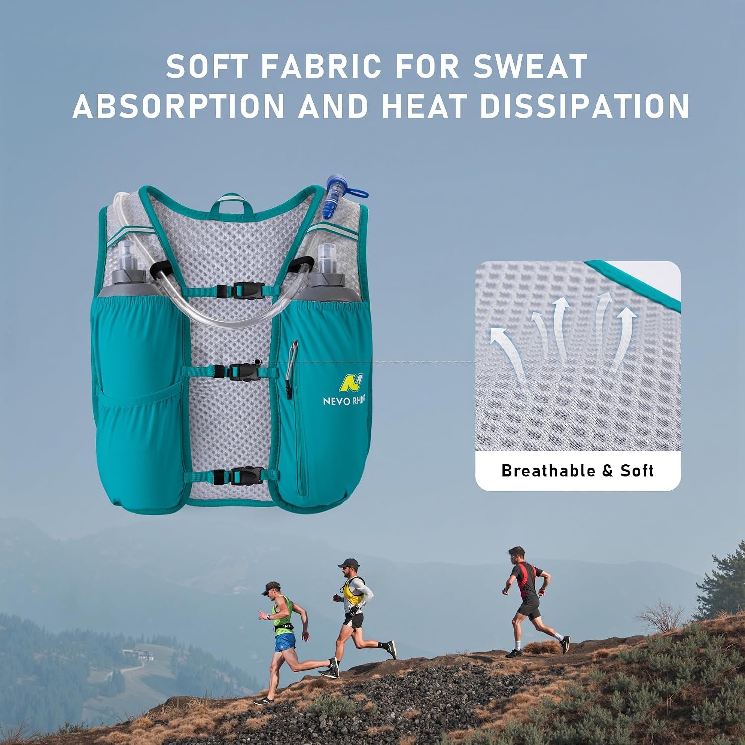 Running Hydration Vest for Women with 1.5L Water Bladder