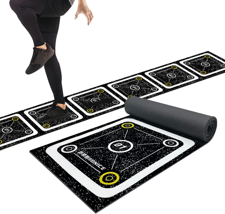 Rubber Agility Ladder Non-Slip Speed Agility Training Ladder Pad for Soccer Football Footwork, Workout Ladder for Soccer Football Tennis Boxing Training, Agility Training Equipment