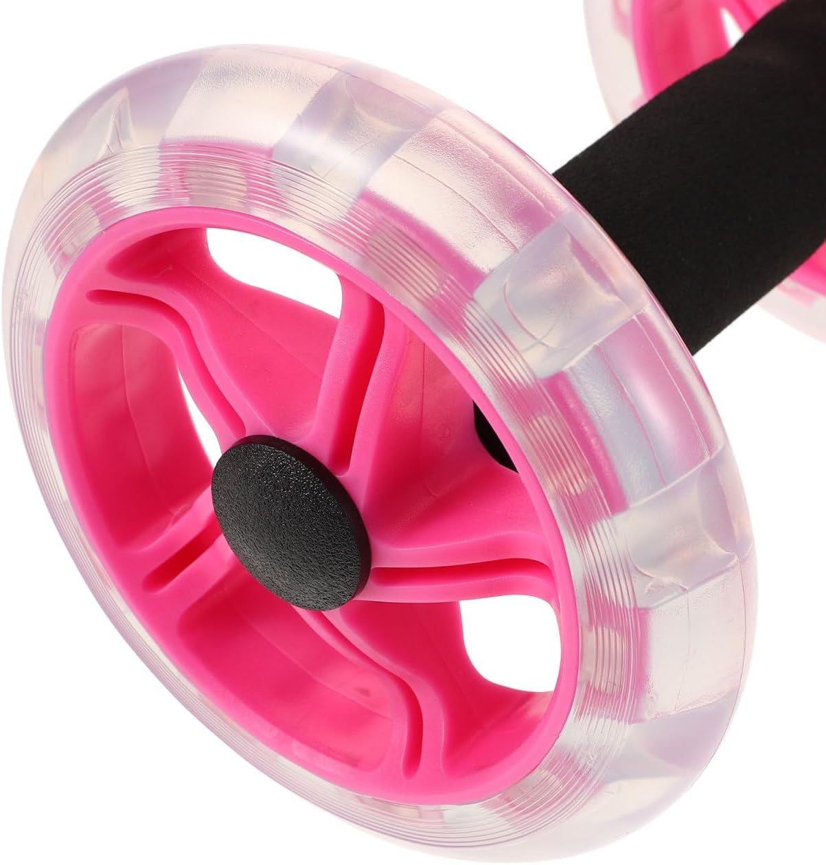 2-Pack Ab Wheel Roller Double Wheel Abdominal Exerciser for Core Workout Exercise Roller for Home Office Fitness Training Men and Women
