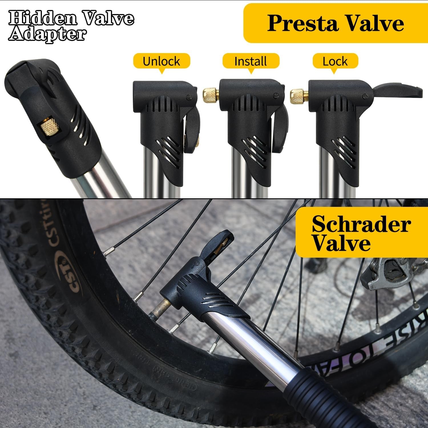 Bike Repair Kit, Bike Tire Repair Tool Kit, Including Bike Tire Pump, 16-In-1 Bike Multitool, Bicycle Tire Repair Accessories, Used for Mountain Bike and Road Bike