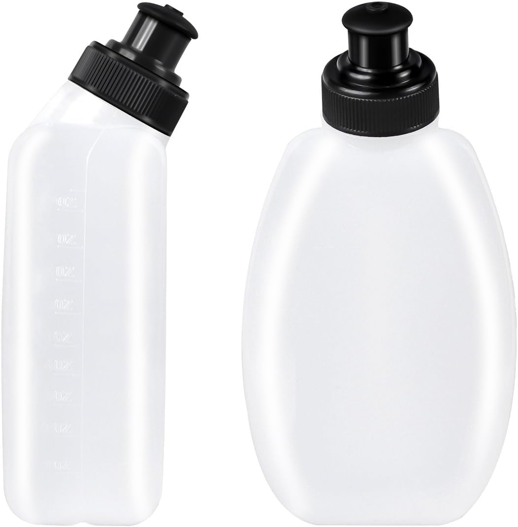 2X10Oz Bpa-Free Water Bottles for the Running Hydration Belt, Fuel Belts Replacement Bottle Set for Marathon Walking Hiking Cycling Trail Skiing（2 Pack）