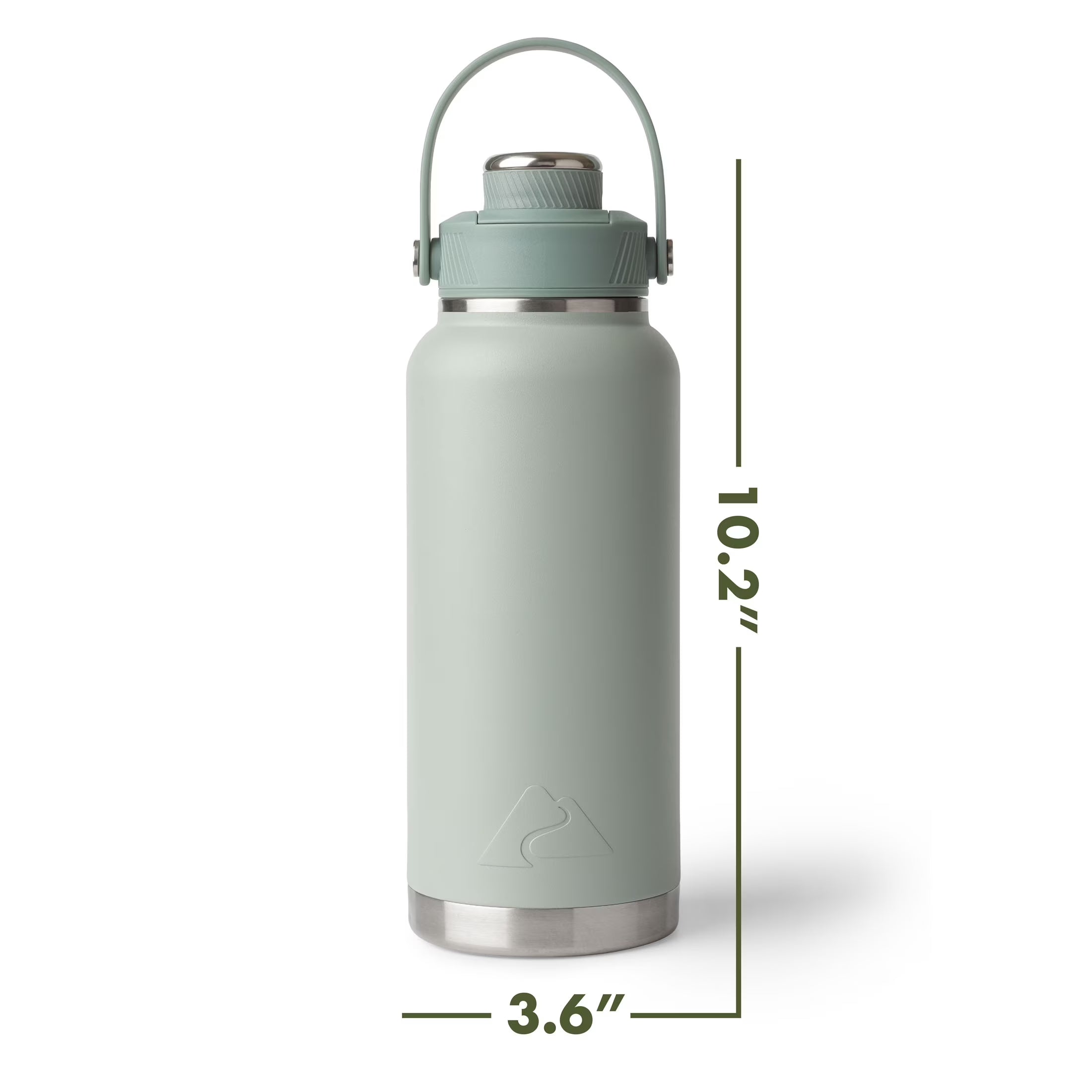 32 Oz Stainless Steel Insulated Chug Water Bottle, Sage Green