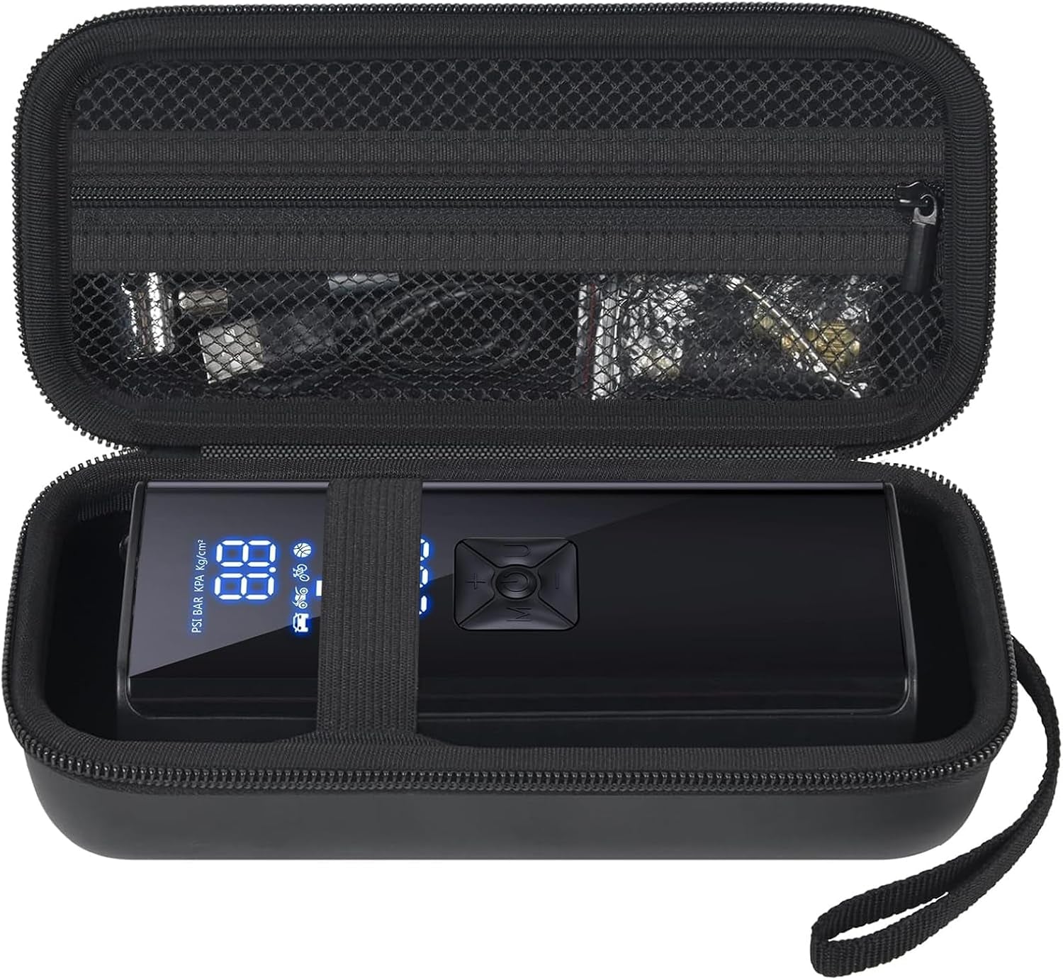 Portable Tire Inflator Case for Car, Bike and Motorcycle Pumps, Case Only