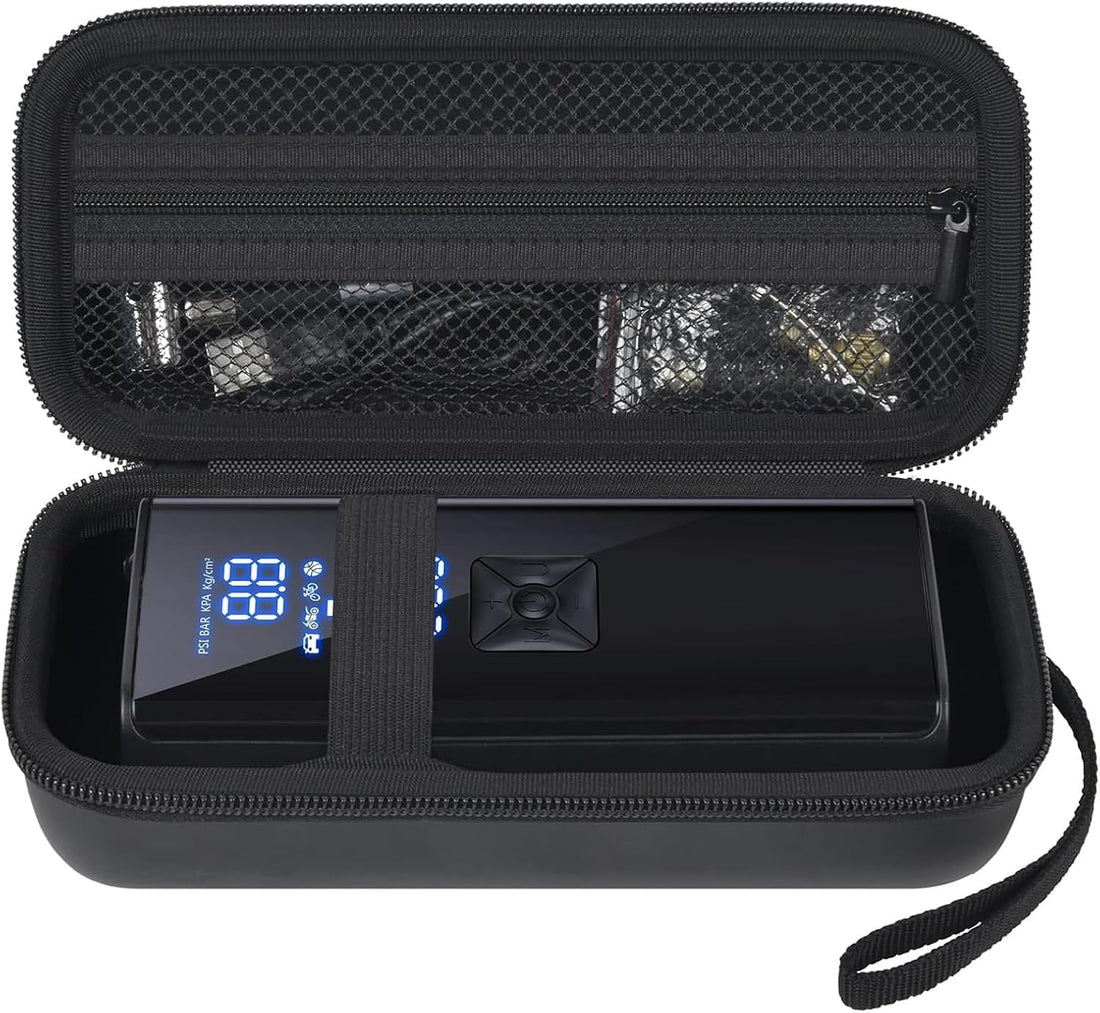 Portable Tire Inflator Case for Car, Bike and Motorcycle Pumps, Case Only