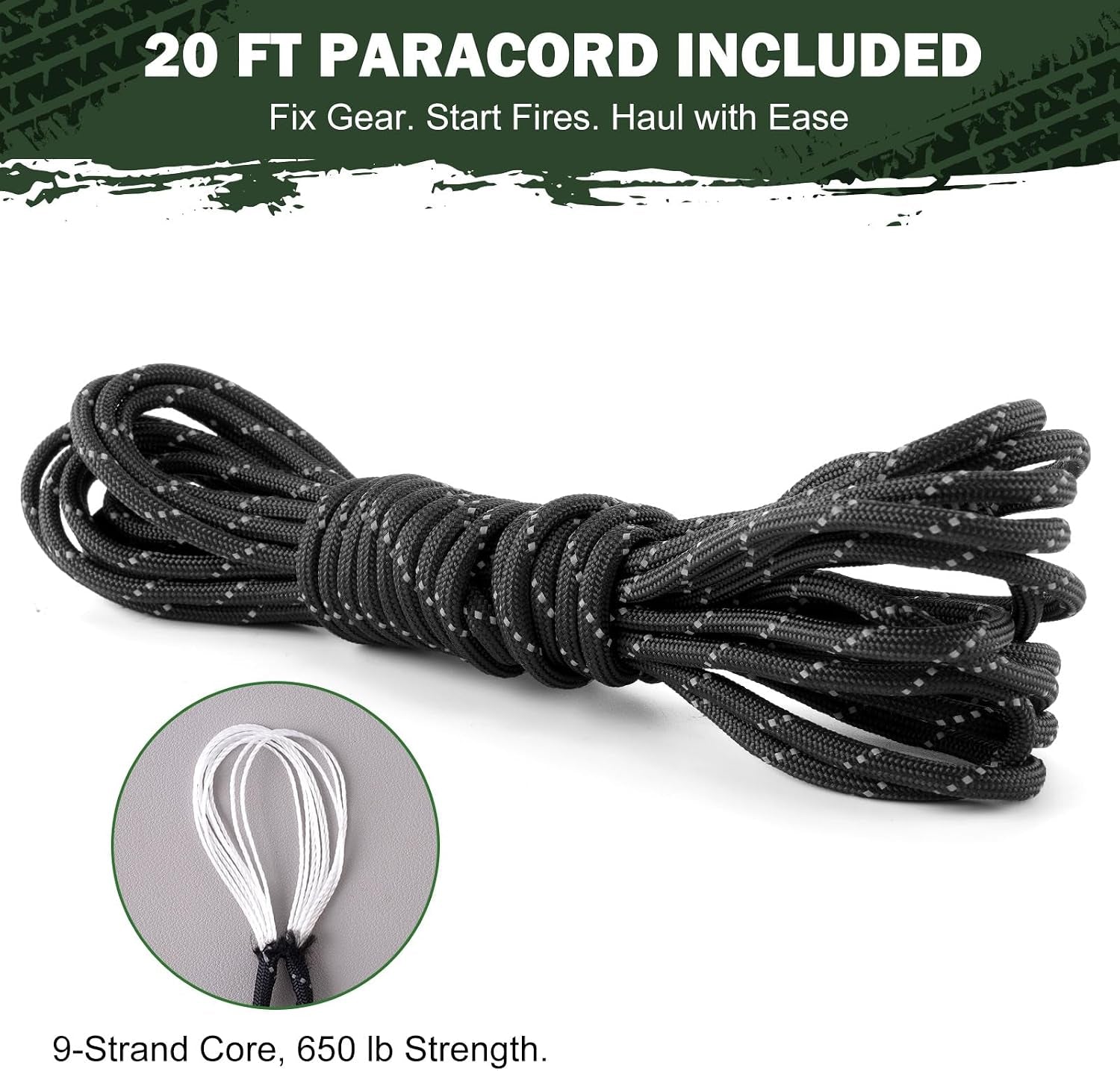 2 Person Mylar Emergency Shelter Tube Tent with Paracord & Whistle