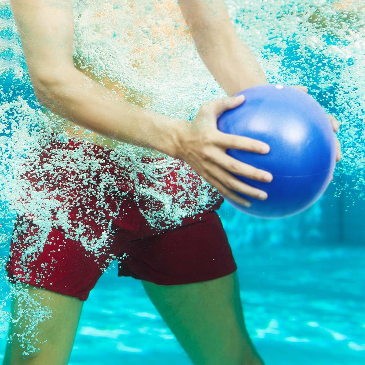 4 Pcs Water Resistance Ball 10 Inches Pool Workout Equipment