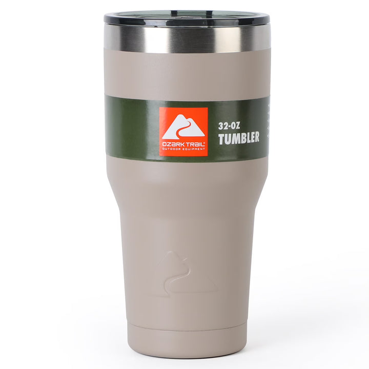 32 Oz Stainless Steel Insulated Tumbler, Tan
