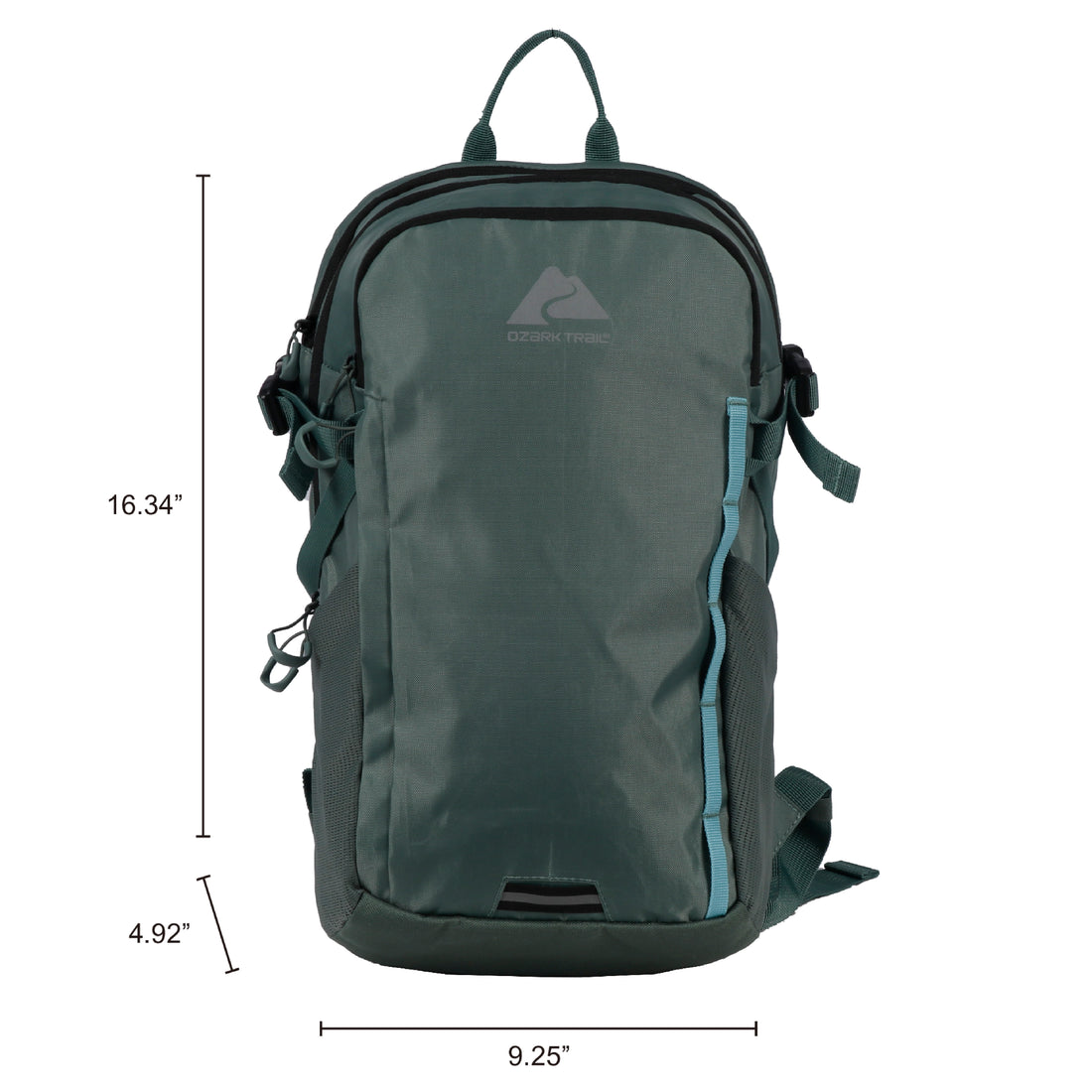 14L Adult/Teen Polyester Juniper Daypack Backpack, Green