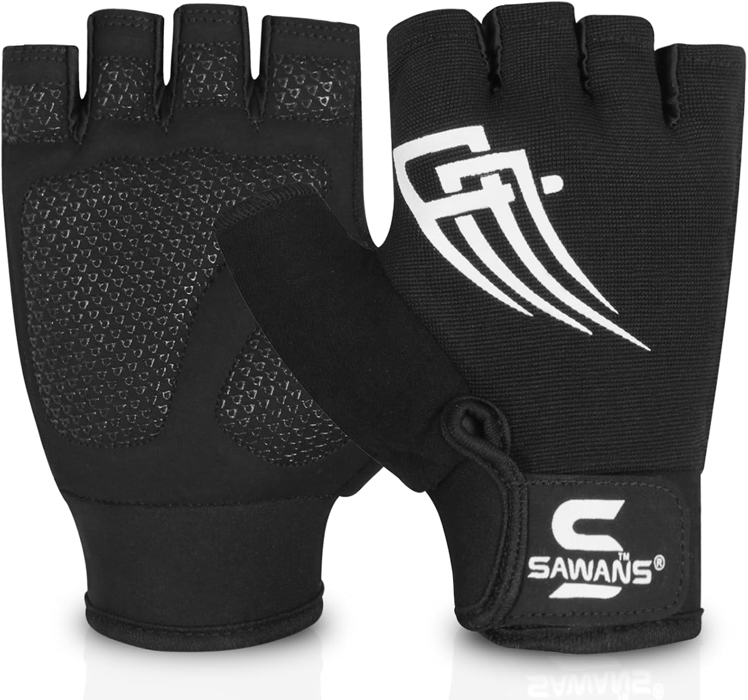 Weight Lifting Workout Gloves Lightweight Breathable Padded Palm Protection Gym Gloves Non-Slip Silicone Grip for Men and Women Exercise Fitness Training Pull-Ups Deadlifting