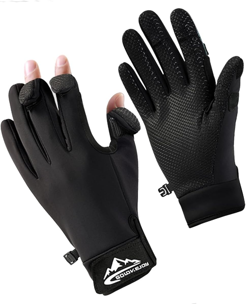 Fishing Gloves Men & Women, Ice Fishing Gear Hunting Gloves for Men Cold Weather, Kayak Gloves Fly Fishing Gear Cold Weather Hunting Gear